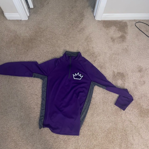 Throwback nba Sacramento Kings quarter zip - Picture 1 of 2